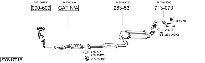 BOSAL SYS17718