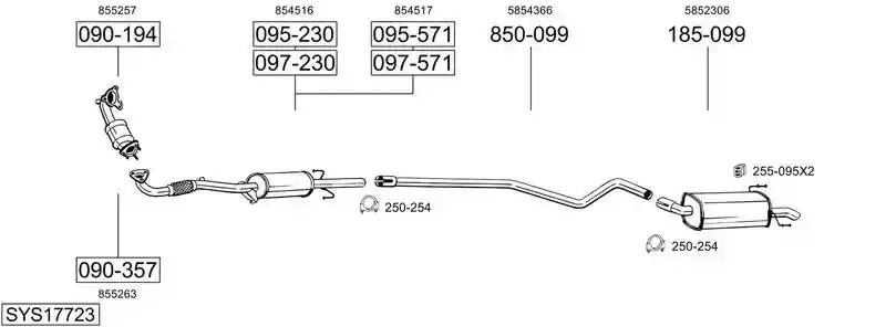 BOSAL SYS17723