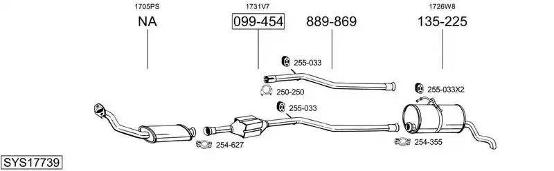 BOSAL SYS17739