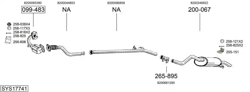 BOSAL SYS17741