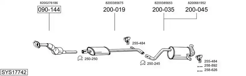 BOSAL SYS17742