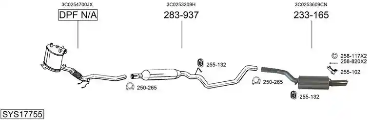 BOSAL SYS17755