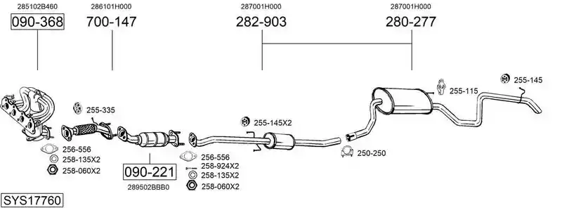 BOSAL SYS17760