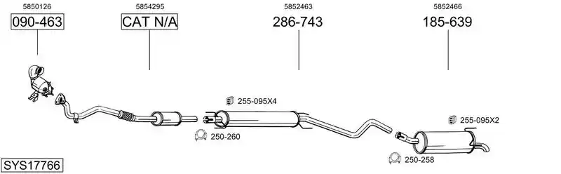 BOSAL SYS17766