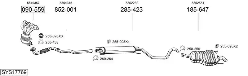 BOSAL SYS17769