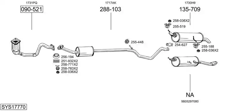 BOSAL SYS17770