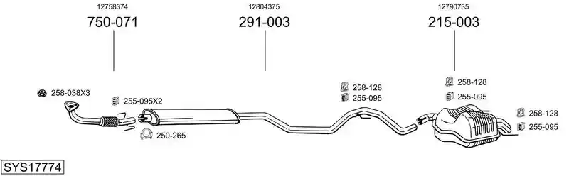 BOSAL SYS17774