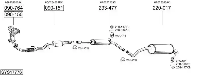BOSAL SYS17776