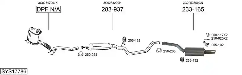 BOSAL SYS17786