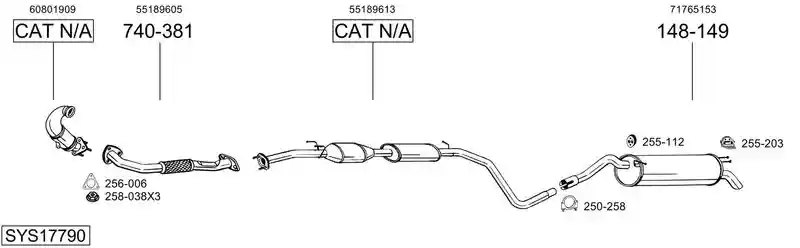BOSAL SYS17790