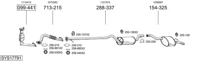 BOSAL SYS17791