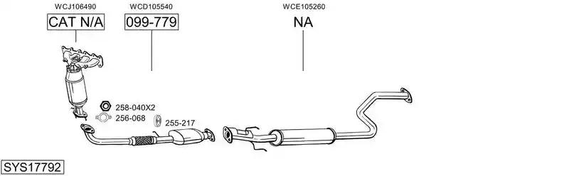 BOSAL SYS17792