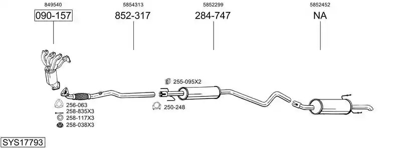 BOSAL SYS17793