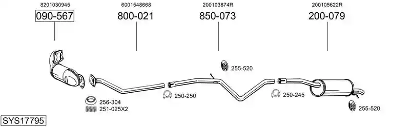 BOSAL SYS17795
