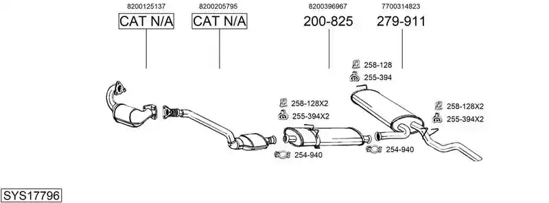 BOSAL SYS17796