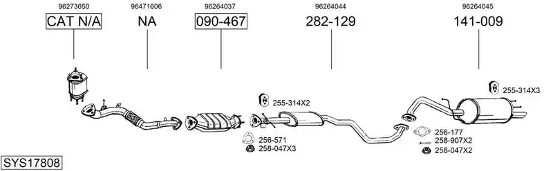 BOSAL SYS17808