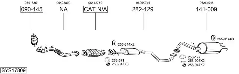 BOSAL SYS17809