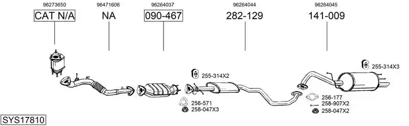 BOSAL SYS17810