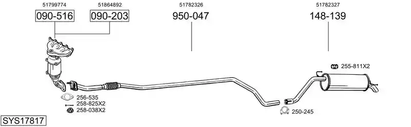 BOSAL SYS17817