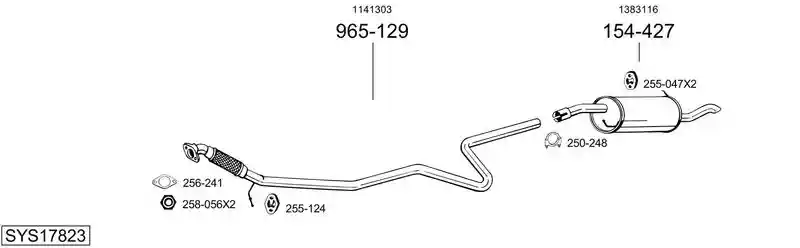 BOSAL SYS17823