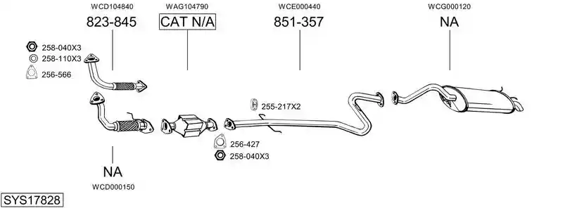 BOSAL SYS17828