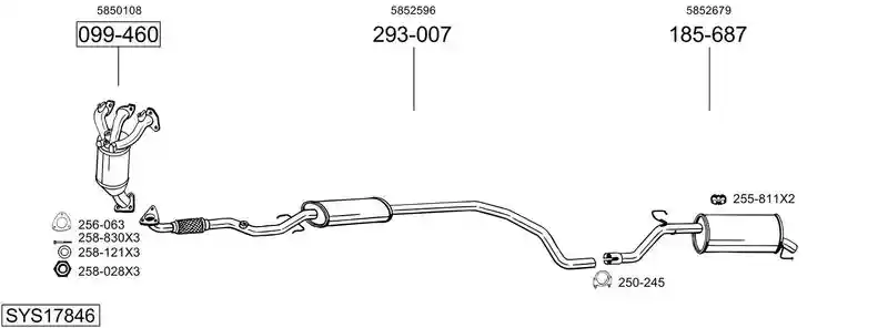 BOSAL SYS17846