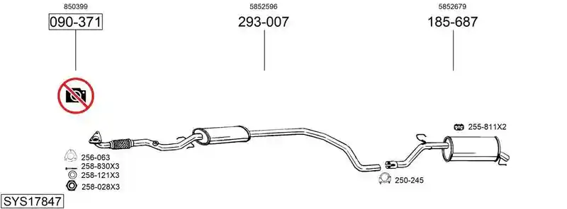 BOSAL SYS17847