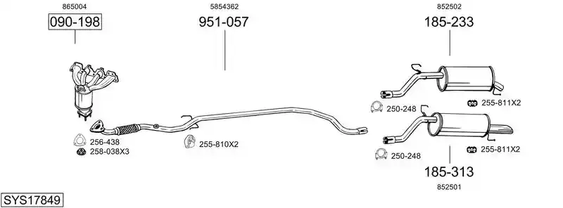 BOSAL SYS17849