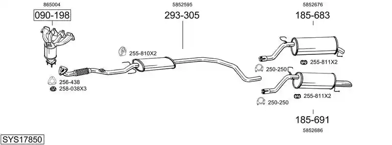 BOSAL SYS17850