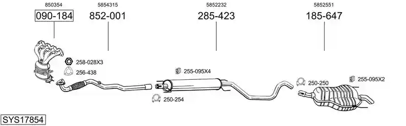 BOSAL SYS17854