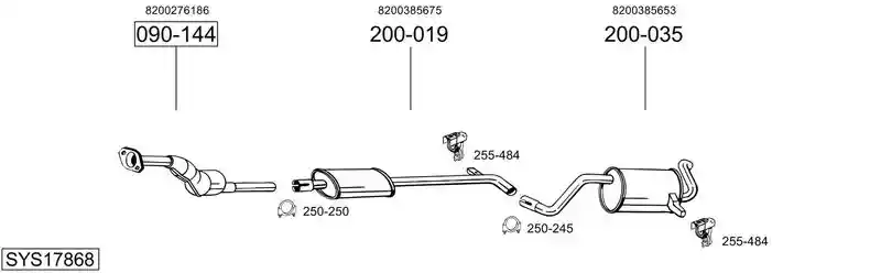 BOSAL SYS17868