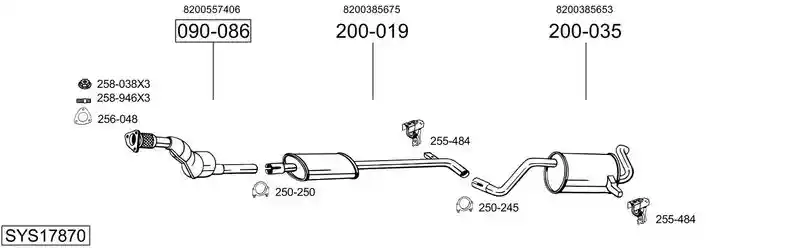 BOSAL SYS17870