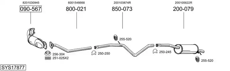 BOSAL SYS17877