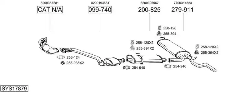 BOSAL SYS17879
