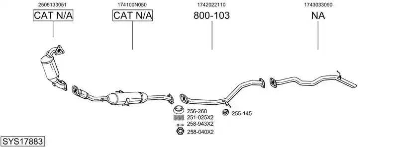 BOSAL SYS17883