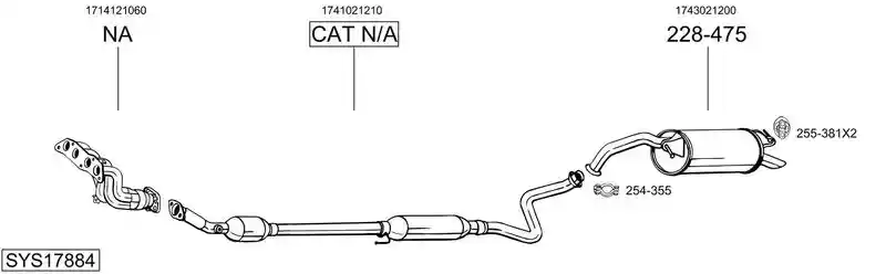 BOSAL SYS17884