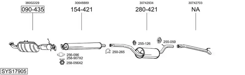 BOSAL SYS17905