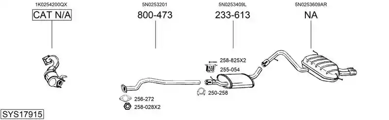 BOSAL SYS17915