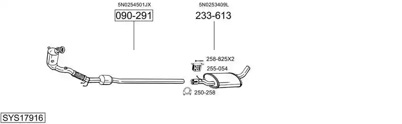 BOSAL SYS17916