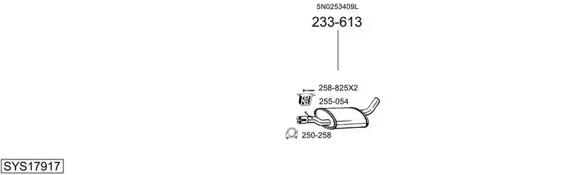 BOSAL SYS17917