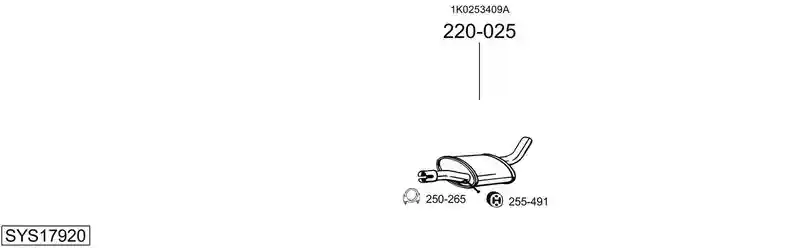 BOSAL SYS17920