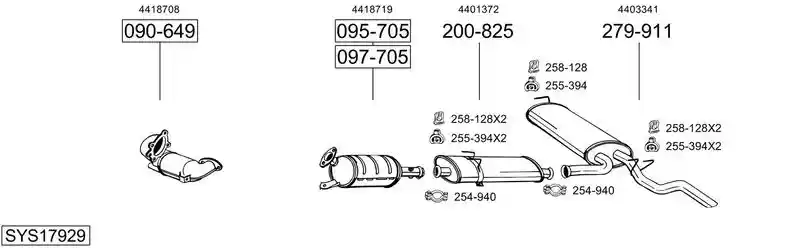 BOSAL SYS17929