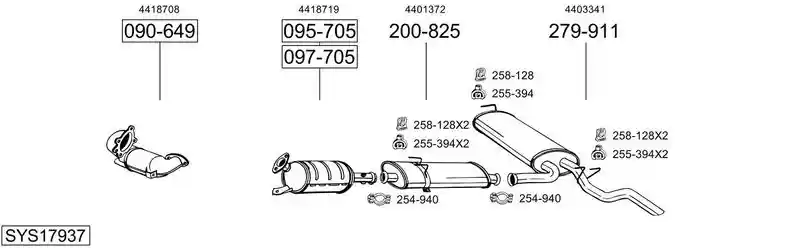 BOSAL SYS17937