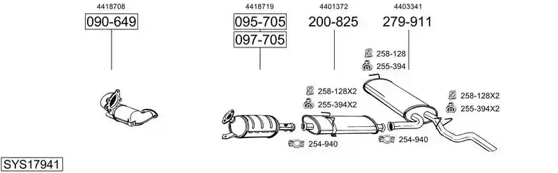 BOSAL SYS17941