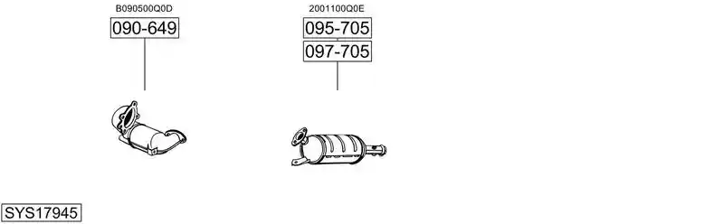 BOSAL SYS17945