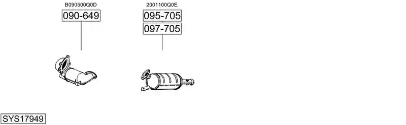 BOSAL SYS17949