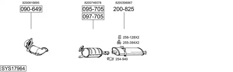 BOSAL SYS17964