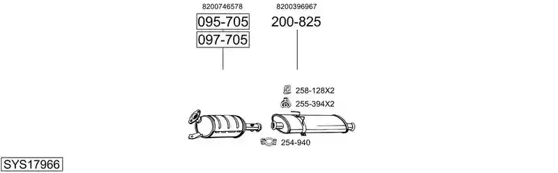 BOSAL SYS17966