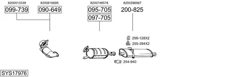 BOSAL SYS17976