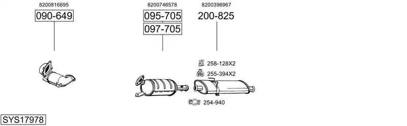 BOSAL SYS17978